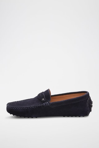Mocassins en nubuck Eugène - Bleu