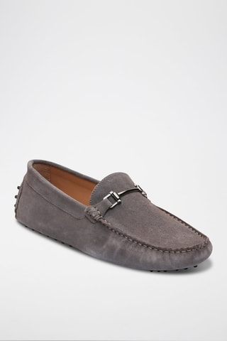Mocassins en nubuck Harold - Gris