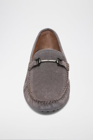 Mocassins en nubuck Harold - Gris