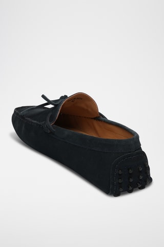 Mocassins en nubuck Johnny - Bleu