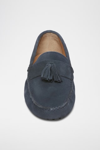 Mocassins en nubuck Fred - Bleu