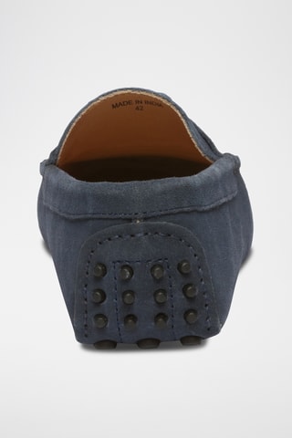 Mocassins en nubuck Fred - Bleu