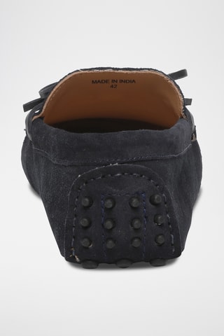 Mocassins en nubuck Calven - Bleu