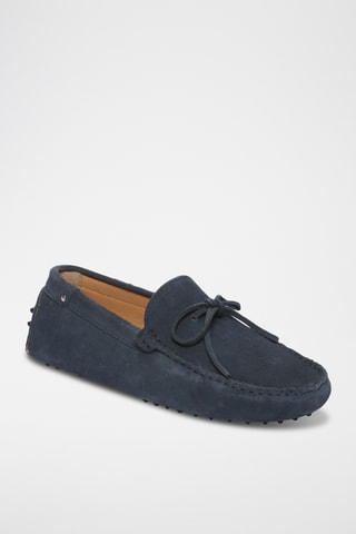Mocassins en nubuck Andy - Bleu
