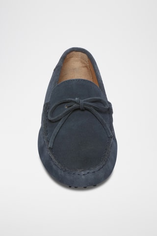Mocassins en nubuck Andy - Bleu