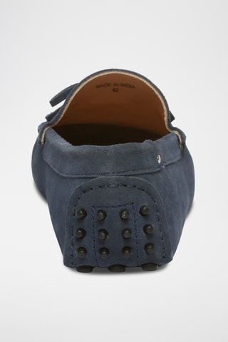 Mocassins en nubuck Andy - Bleu