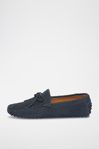 Mocassins en nubuck Andy - Bleu