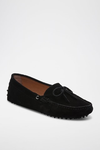 Mocassins en nubuck Newton - Noir
