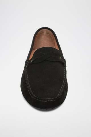 Mocassins en nubuck Eugène - Noir