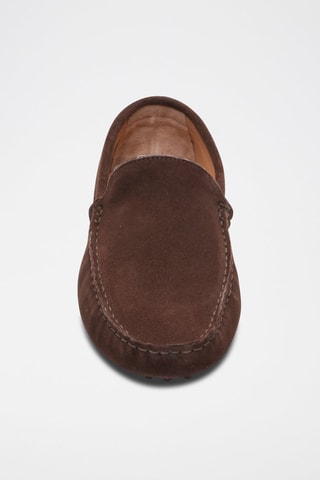 Mocassins en nubuck Hubert - Marron