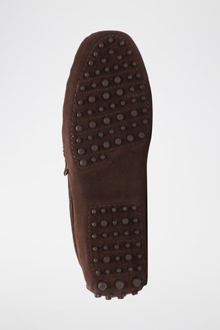 Mocassins en nubuck Hubert - Marron