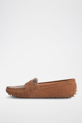 Mocassins en nubuck Deira - Marron