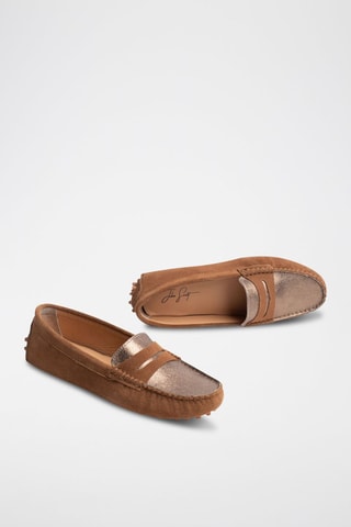 Mocassins en nubuck Deira - Marron