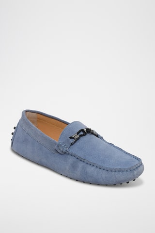 Mocassins en cuir Kurt - Bleu