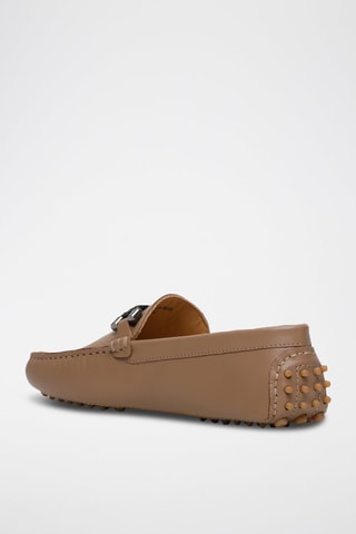 Mocassins en cuir nappa Phillip - Marron