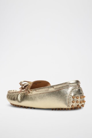 Mocassins en cuir Lily - Doré