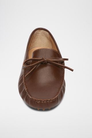 Mocassins en cuir nappa Duke - Marron