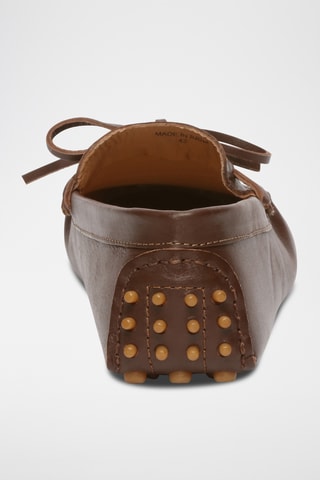 Mocassins en cuir nappa Duke - Marron