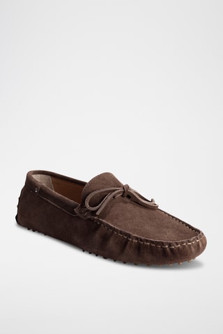 Mocassins en nubuck Andy - Kaki