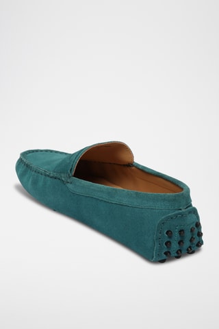 Mocassins en nubuck Wales - Turquoise