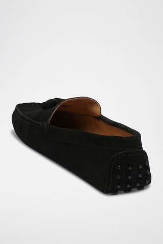 Mocassins en nubuck Ethan - Noir