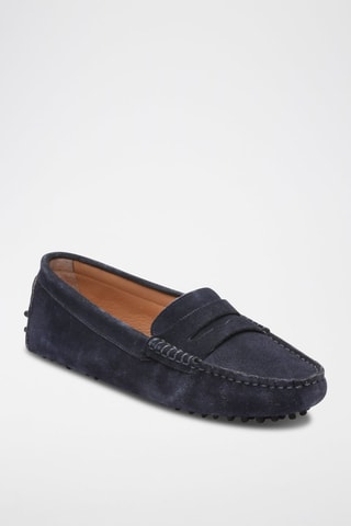 Mocassins en nubuck Deira - Bleu