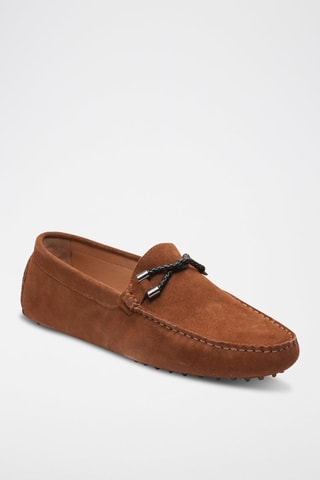 Mocassins en nubuck Phillip - Marron