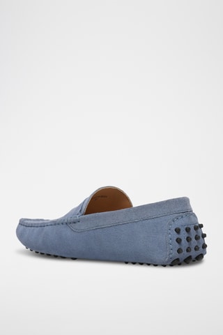 Mocassins en nubuck Wales - Bleu