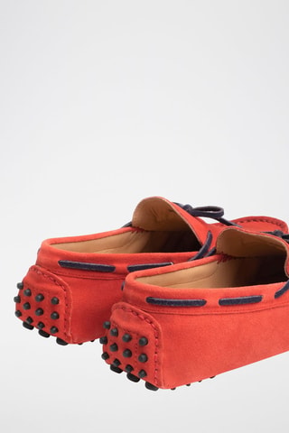Mocassins en croûte de cuir Quid - Rouge