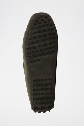 Mocassins en nubuck Johnny - Vert
