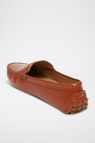 Mocassins en cuir Thandie - Camel