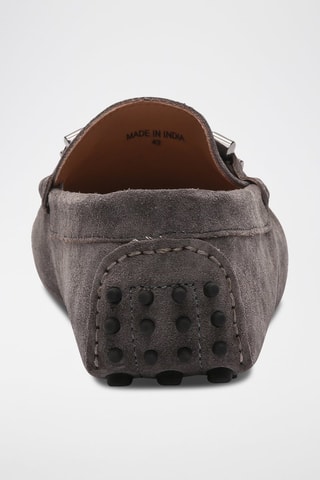 Mocassins en cuir Tom - Gris