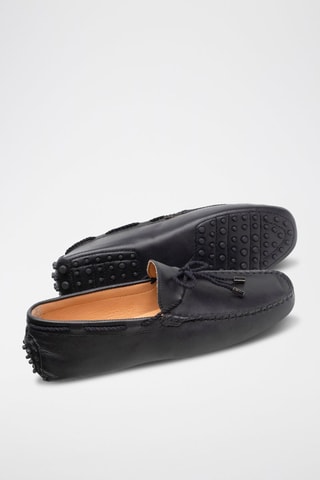 Mocassins en cuir nappa Butler - Noir