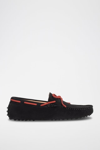 Mocassins en nubuck - Noir
