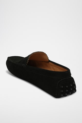 Mocassins en nubuck Dennis - Noir