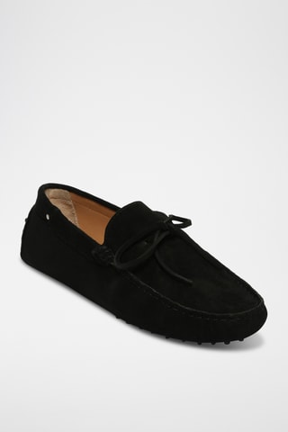 Mocassins en nubuck Andy - Noir