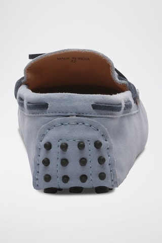 Mocassins en nubuck Cornwall - Bleu