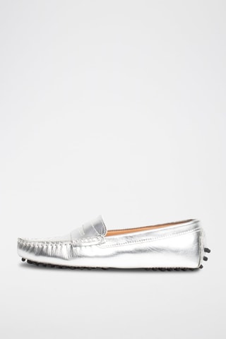 Mocassins en cuir Deira - Argenté