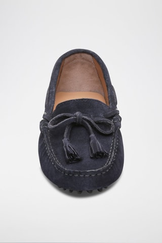 Mocassins en nubuck Lily - Bleu
