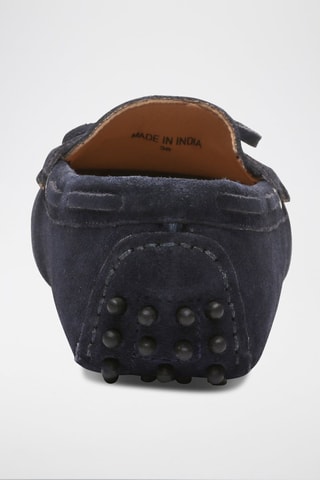 Mocassins en nubuck Lily - Bleu
