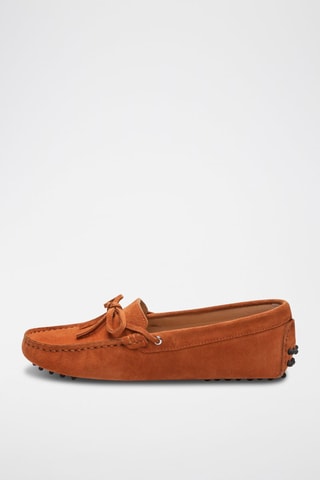 Mocassins en nubuck Kate - Orange