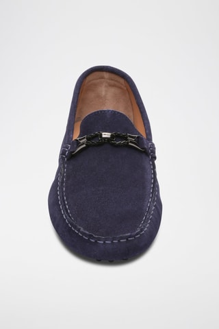 Mocassins en nubuck Kurt - Bleu