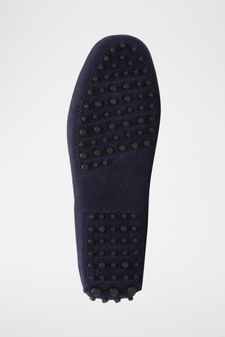 Mocassins en nubuck Kurt - Bleu