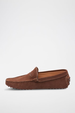 Mocassins en nubuck Lodrick - Marron