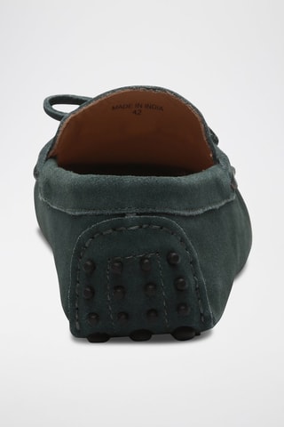 Mocassins en nubuck Duke - Vert