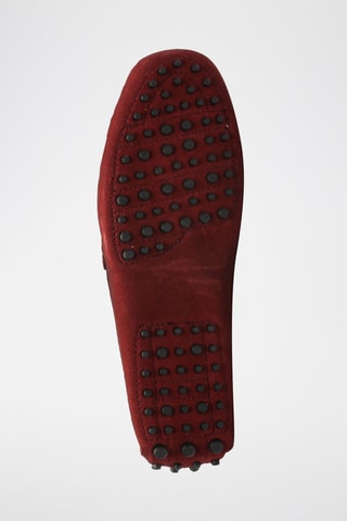 Mocassins en nubuck Felix - Rouge