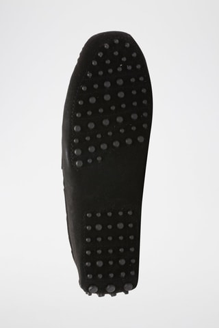 Mocassins en nubuck Finn - Noir