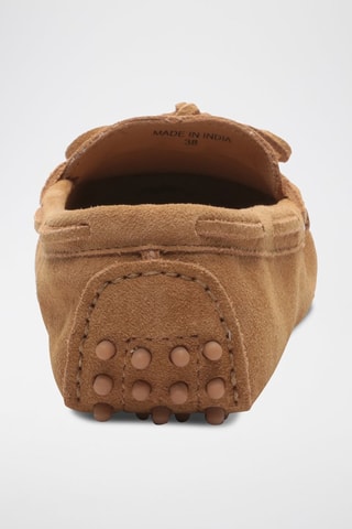 Mocassins en nubuck Lily - Marron