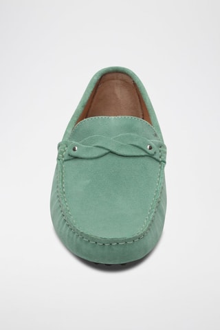Mocassins en nubuck Eugene - Vert