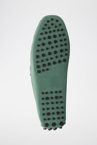 Mocassins en nubuck Eugene - Vert